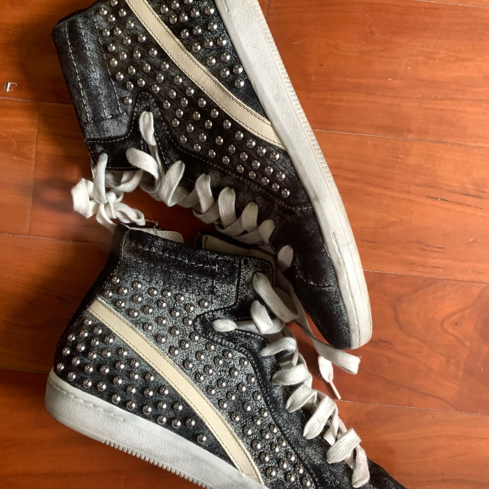 Dolce Vita High Top Studded Sneakers